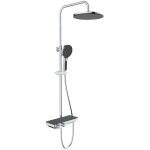 Swiss aqua technologies - colonne de douche avec douchette 3 jets, mitigeur thermostatique, barre réglable ... Swiss aqua technologies - colonne de douche avec douchette 3 jets, mitigeur thermostatique, barre réglable ...
