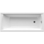 Swiss aqua technologies - fusion 150 x 70 cm baignoire gain de place en acrylique, sans pieds, blanc ...