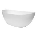 Swiss aqua technologies - mette 158x77 cm baignoire îlot en marbre coulé 280l, sans pieds, blanc, (satmet1580) ... Swiss aqua technologies - mette 158x77 cm baignoire îlot en marbre coulé 280l, sans pieds, blanc, (satmet1580) ...
