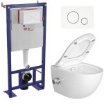 Swiss aqua technologies pack wc bti - autoportant + wc sans bride infinitio fonction bidet thermostatique ...