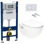 Swiss aqua technologies - pack wc b�ti - support geberit + wc sans bride + abattant softclose + plaque ...