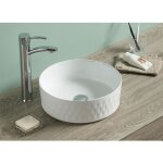 Swiss aqua technologies - vasque  poser infinitio 36 x 36 x 12 cm sans trop - plein, blanc brillant ...