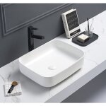 Swiss aqua technologies ? vasque � poser rectangulaire sans trop - plein 50 x 39 x 13 cm ? c�ramique ...