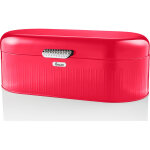 Swan - swka1014rn retro bin bote  pain pour garder le pain et les petits pains frais, vintage rouge ...