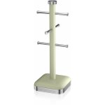 Swan - swka1030gn retro porte - tasses 6 tasses, cuisine organiseur, stable, acier laqu�, vintage vert ...