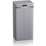 Swan - swka4500grn retro poubelle  ouverture automatique avec capteur, mtal, 45 litres, vintage gris ...