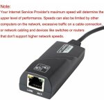 Adaptateur rseau usb 3. 0 vers rj45 gigabit ethernet rseau usb 1000 mbps compatible avec windows 10 ...