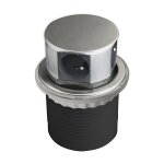 Synercia - bloc prises escamotable 3 x 2p + t et 2 usb 2, 4 a led finition noir