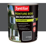 Syntilor - peinture bois microporeuse 2, 5l gris ardoise satin�