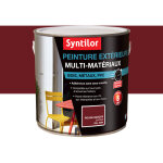 Syntilor - peinture exterieure multi - materiaux 2l rouge basque satin�