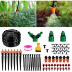 Coocheer - système d'arrosage de jardin, kit d'irrigation micro goutte à goutte de 40 m / 100 pieds, ... Coocheer - système d'arrosage de jardin, kit d'irrigation micro goutte à goutte de 40 m / 100 pieds, ...