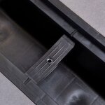 Système de blocage des grilles de caniveaux pour caniveau standard 130 Système de blocage des grilles de caniveaux pour caniveau standard 130