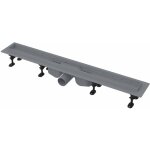 Alcadrain - système de drainage - douchegoten - caniveau de douche optimal 85 cm, avec rebord pour grille ... Alcadrain - système de drainage - douchegoten - caniveau de douche optimal 85 cm, avec rebord pour grille ...