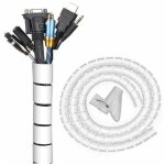 Syst�me de gestion des c�bles, 22mm10m de spirale cache cable serre c�bles, bricolage protecteur de c�ble ...