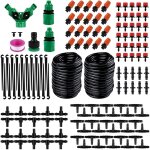 Syst�me d'irrigation jardin, 20m / 65ft micro irrigation goutte � goutte kit automatique syst�me d'irrigation ...