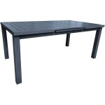 Jardiline - table en aluminium extensible 8 � 10 personnes santorin gris bleut�