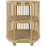 Rendez - vous déco - table d'appoint 2 étagères en rotin naturel - marthe Rendez - vous déco - table d'appoint 2 étagères en rotin naturel - marthe