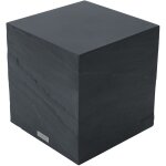 Table d'appoint colorado table en b�ton pour ext�rieur / int�rieur ardoise noire carr�e petite table ...