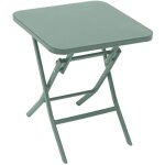 Table d'appoint carr�e pliante greensboro olive - 40 x 40 cm - hesp�ride