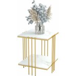 Unho - table d'appoint marbre carrée - bout de canapé de salon design guéridon style moderne table de ... Unho - table d'appoint marbre carrée - bout de canapé de salon design guéridon style moderne table de ...