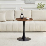 Table d'appoint ronde de 60 cm / petite table � manger en mdf : plateau r�alis� avec une technologie ...