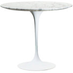 Table d'appoint ronde - marbre - tulip marbre