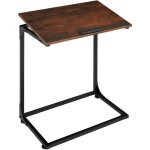 Tectake - table d'appoint ruston 55x35x66, 5cm -