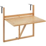 Wenko - table de balcon pliable pour barri�re waikiki