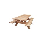 Sud bois - table banc de pique - nique 6 pers. pmr douglas naturel 2m Sud bois - table banc de pique - nique 6 pers. pmr douglas naturel 2m