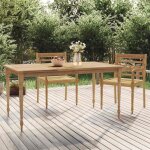 Table de bar 90x65x105 cm bois de teck solide vidaxl