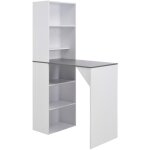 The living store table de bar avec armoire blanc 115x59x200 cm - table de bar - table haute - meuble ... The living store table de bar avec armoire blanc 115x59x200 cm - table de bar - table haute - meuble ...