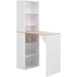 The living store table de bar avec armoire blanc 115x59x200 cm - table de bar - table haute - meuble ... The living store table de bar avec armoire blanc 115x59x200 cm - table de bar - table haute - meuble ...
