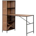 Atmosphera - table de bar bakos bois et mtal 153x80cm crateur d'intrieur