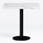 Table de bar carr�e en marbre rocher sklum 60 cm