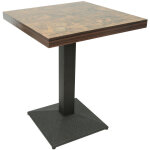 Dyhf - haloyo table de bar haute petite , table de cuisine pieds en m�tal, table � manger pour maison ...