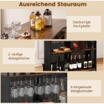 Table de bar avec rangement et repose pieds structure en metal