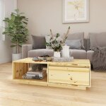 Table basse 110x50x33, 5 cm bois de sapin massif