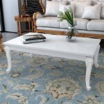 Table basse 115x65x42 cm blanc brillant Table basse 115x65x42 cm blanc brillant