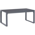 Table basse 90x50x40 cm aluminium