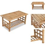 Table basse bambou 90x50x45 cm - table basse bambou - meuble salon - table d'appoint - d�coration int�rieur ...