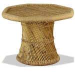 Table basse bambou octogonale 60 x 60 x 45 cm vidaxl