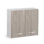 Argonauta - table basse blanche homy avec double plateau en verre