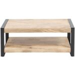 Table basse en bois de manguier 100 cm new - york Table basse en bois de manguier 100 cm new - york