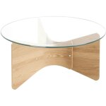 Umbra - table basse en bois et verre madera