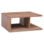 Table basse carrée teck massif foncé yfona Table basse carrée teck massif foncé yfona