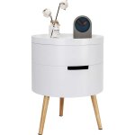 Table basse avec coffre de rangement, table d'appoint, table de chevet, bout de canap, 38x38x51 cm, ...
