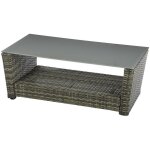 Hesperide ? table basse de jardin 100x54x38cm en aluminium trait� �poxy ? �l�gante et fonctionnelle pour ...