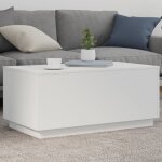 Table basse avec lumi�res led blanc 90x50x40 cm vidaxl