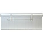 Table basse malle en mtal