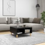 Table basse noir 60x60x30 cm aggloméré Table basse noir 60x60x30 cm aggloméré